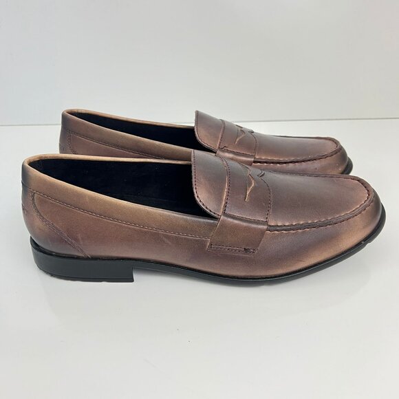 Rockport Men's Classic Penny Loafer Size 14 W Brown C100056 - Picture 1 of 8